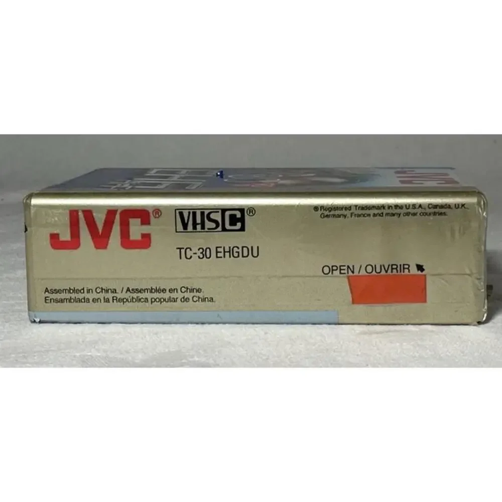 JVC EHG Hi-Fi Compact VHS Camcorder Tape TC-30 EP 90 Minutes SEALED NEW